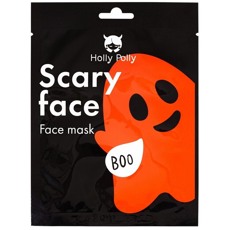 Тканевая маска для лица на кремовой основе Holly Polly Scary Face Mask (Увлажняющая и Питающая),22г HOLLY POLLY