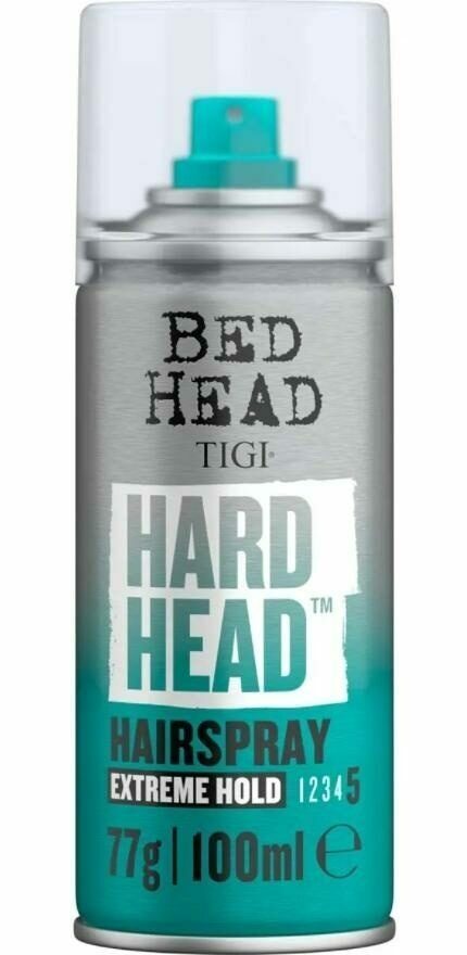BED HEAD HARD HEAD ЛАК ДЛЯ СУПЕРСИЛЬНОЙ ФИКСАЦИИ 100 ml TIGI