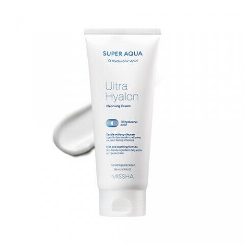 Очищающий крем для лица MISSHA Super Aqua Ultra Hyalron Cleansing Cream 200 мл MISSHA