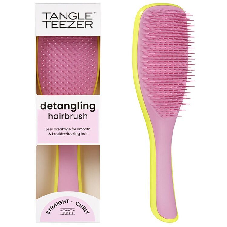 Расческа Tangle Teezer The Ultimate (Wet) Detangler Hyper Yellow Rosebud TANGLE TEEZER