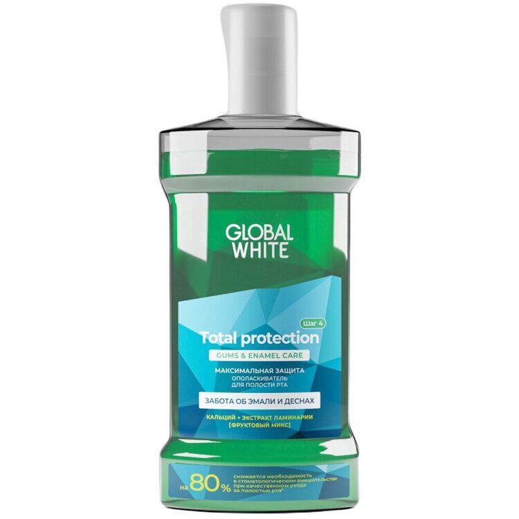 Ополаскиватель для полости рта Total Protection, 300 мл Global White