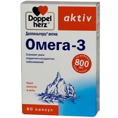 Омега – 3 80 капсул Doppelherz