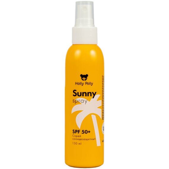 Спрей солнцезащитный для лица и тела Holly Polly Sunny SPF 50+,150мл Спрей солнцезащитный для лица и тела Holly Polly Sunny SPF 50+,150мл