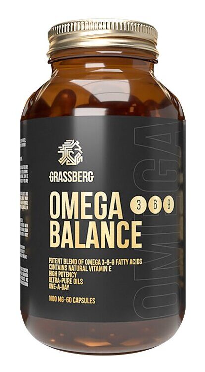 GRASSBERG Omega 3 6 9 Balance 1000 mg 90 caps GRASSBERG