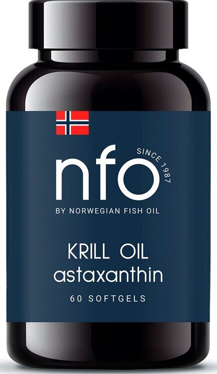 NFO Омега 3 масло криля 60 капсул Norwegian Fish Oil