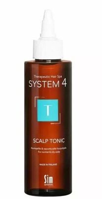 Тоник для роста волос терапевтический против выпадения волос / System 4 T Scalp Tonic 150 мл SYSTEM 12