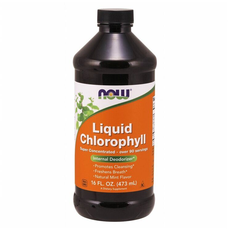 NOW Жидкий хлорофилл фл. 473мл (LIQUID  CHLOROPHYLL  16 OZ) NOW FOODS