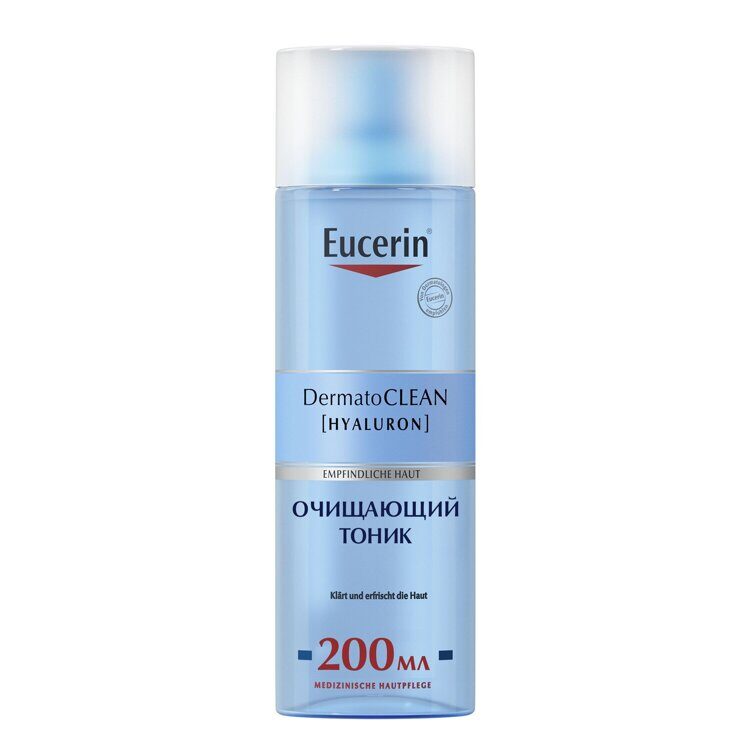 Eucerin, DermatoCLEAN, освежающий и очищающий тоник, 200 мл EUCERIN