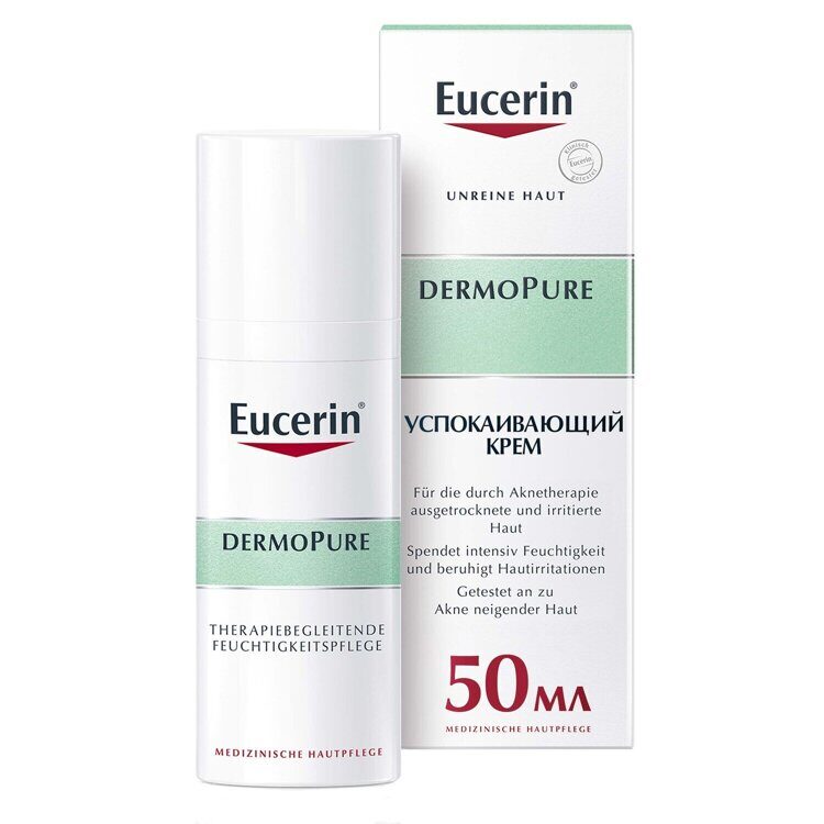 Eucerin, DermoPURE, успокаивающий, увлажняющий крем для проблемной кожи, 50 мл EUCERIN