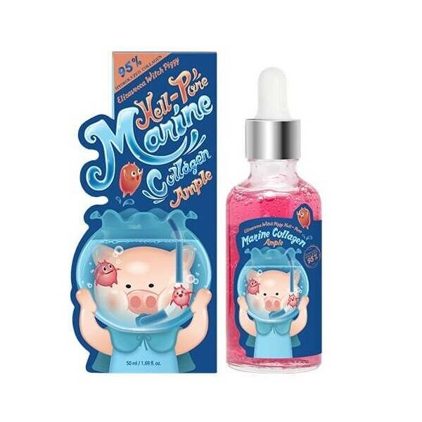 Сыворотка для лица с морским коллагеном Witch Piggy Hell-Pore Marine Collagen Ample, 50 мл ELIZAVECCA