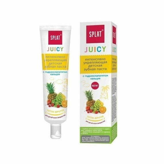 Сплат дет зуб паста juicy ТУТТИ-ФРУТТИ / Tutti-Frutti 35 мл Сплат дет зуб паста juicy ТУТТИ-ФРУТТИ / Tutti-Frutti 35 мл